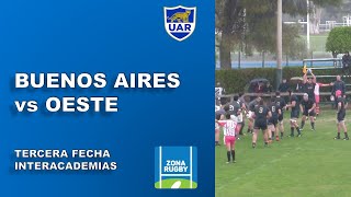 BUENOS AIRES  OESTE 24082022 INTERACADEMIAS UAR [upl. by Nesta15]