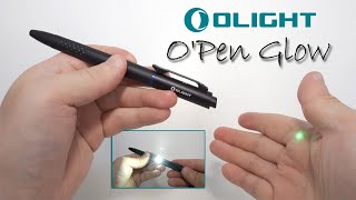 OLIGHT OPen Glow 4in1 penlight  120 lumens tip light laser pointer amp magnetic charging dock [upl. by Otrebogir]