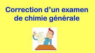 Chimie générale  Correction dun Examen de chimie chimieconfigurationélectroniqueVSEPR [upl. by Delores318]