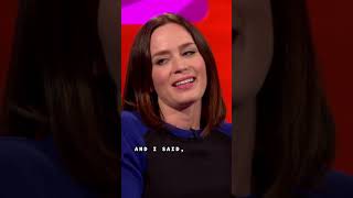 EmilyBlunt our humble queen 👑 grahamnorton thegrahamnortonshow [upl. by Drwde]