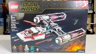 LEGO Star Wars 75249 RESISTANCE YWING STARFIGHTER Review [upl. by Elin718]