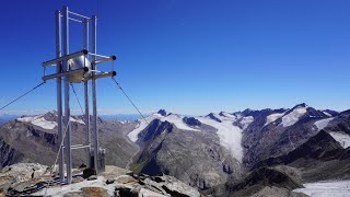 Hiking Austria Anichspitze3428m from Obergurgl amazing views and hike Ötztal 23082022 [upl. by Llennol688]