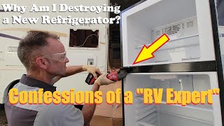 Installing a Residential Refrigerator in a RV [upl. by Simah]