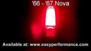 1966  1967 Chevy II  Nova LED Sequential Tail Lights by Easy Performance Products [upl. by Ailbert264]