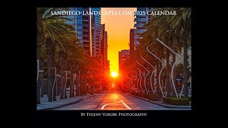 2025 Calendar Of San Diego Landscape Photography [upl. by Aerdnaeel]