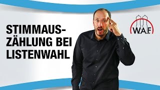 Listenwahl Wie geht die Stimmenauszählung  Betriebsrat Video [upl. by Akenahc750]