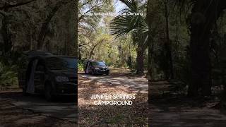 Juniper Springs Campground inside Ocala National Forest  Solo Car Camping in bear country [upl. by Nosaj640]