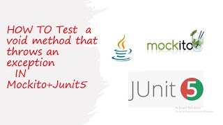 Test a void method throws an exception in mockito junit java [upl. by Paco965]