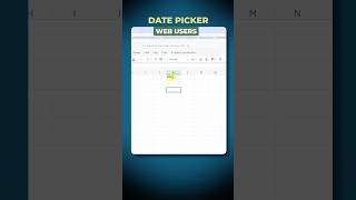 Master excel web date picker in seconds  no more manual date entry [upl. by Airetas]