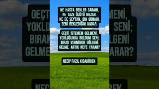 NECİP FAZIL KISAKÜREK quotBEKLENENquot [upl. by Clarice]