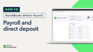 How to run payroll and switch employees to direct deposit in QuickBooks Online [upl. by Ultun]