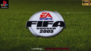 FIFA Soccer 2005 PS1 De volta ao passado  1080p 60 FPS  Gameplay [upl. by Aciretehs]