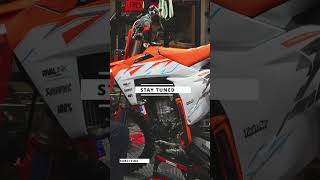 KTM 450 SXF Graphics Install  Before amp After 2023 Shorts [upl. by Elbag]