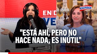 🔴🔵Cecilia García compara a Boluarte con la letra H quotEstá ahí pero no hace nada es inútilquot [upl. by Anaugal]