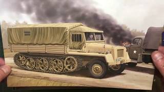 Bronco 135 Wehrmachtschlepper sWS Half Track Review [upl. by Noeruat]