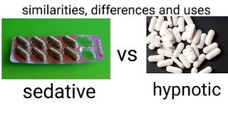 What is Sedatives and hypnotics explained in hindi [upl. by Omle]