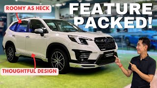 2024 Subaru Forester eBOXER Hybrid walkthrough — Sizing up this AWD family crossover [upl. by Irving]