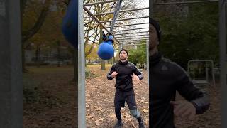 🕹️Outdoor workout for developing explosive arm strength with a kettlebell and Dopa bands🥋judo [upl. by Enortna43]