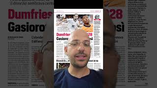 CORRIERE DELLO SPORT 040824 inter calciomercato seriea youtube shorts youtubeshorts [upl. by Starobin279]