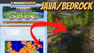 Como Buscar Lush Caves En ChunkBase◽️Minecraft JavaBedrock [upl. by Yrol]