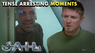 ⛔️ Arresting Moments Aggressive And Uncooperative Suspects  JAIL TV Show [upl. by Iruj416]