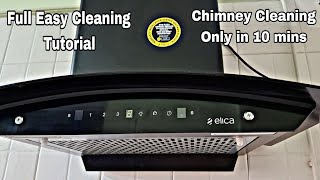 How to Clean Elica Chimney at Home  Chimney Cleaning Tutorial  Kitchen Tips  Jyotis Recipe [upl. by Clywd]