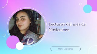 📚Libros leídos en noviembre📚 [upl. by Ahsinra]