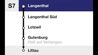 BLS Begrüssung • S7 Langenthal – Littau [upl. by Schalles]