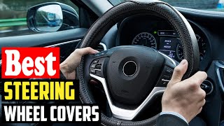 ✅Top 10 Best Steering Wheel Covers In 2023 [upl. by Grange]