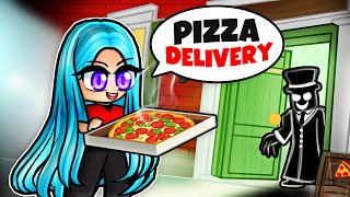 I Deliver Pizza to a CREEPY MANSION in Roblox [upl. by Phenica]