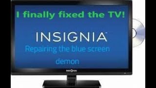 Insignia 24quot LED TVDVD Combo Repair [upl. by Ayhtin]