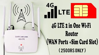 Match LBLink 4G SIM Card Router  4G LTE 2 in One WiFi Router Reviews Hindi [upl. by Adli]