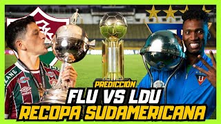 LIGA DE QUITO VS FLUMINENSEFINAL RECOPA SUDAMERICANA 2024 PREDICCIÓN ANÁLISIS Y DATOS [upl. by Ahsaf]