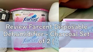 Review Farcent Disposable Dehumidifier  Charcoal Set of 2 500ml each [upl. by Modesty467]