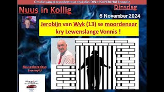 Jerobijn van Wyk 13 se moordenaar kry Lewenslange Vonnis [upl. by Aible995]