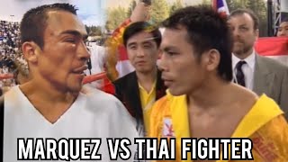 Marquez eye trouble against Thai Fighter Jandaeng Interim Championship champion thailand [upl. by My]