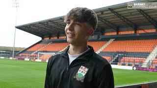 Lucas Georgiou PreMatch  Boreham Wood  FA Youth Cup [upl. by Malloch]