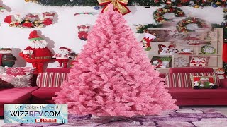 12m15m18m Pink Christmas Tree Decoration Large Artificial Christmas New Years Ornaments Review [upl. by Edsel221]