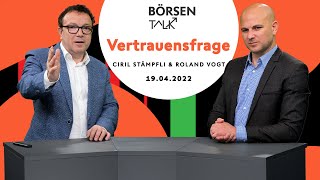 Vertrauensfrage  Börsentalk mit Ciril Stämfpli und Roland Vogt  Swissquote [upl. by Caffrey852]