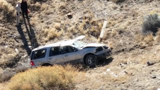 Suspected Road Rage Ends in Crash on 15 Freeway in Hesperia [upl. by Assyn]