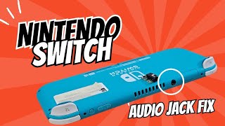 NINTENDO SWITCH LITE  HEADPHONE JACK REPLACEMENT AND FIX [upl. by Pallua]