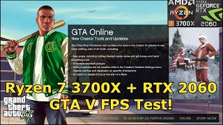 GTA V Benchmark  Ryzen 7 3700X RTX 2060 1080p gaming in 2023 [upl. by Daniyal]