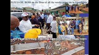 JEZCO OIL BOSS TOURS ALL THE PROJECTS BEEN DONE BY GOV CC SOLUDO in Ekwulobia life [upl. by Hedva]