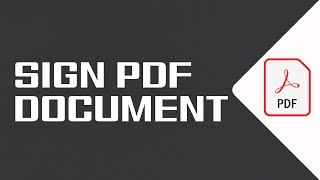 How to Sign PDF Document on Laptop [upl. by Rye366]