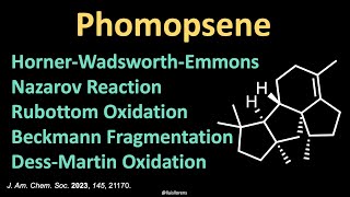 Total Synthesis of Phomopsene [upl. by Krystyna]