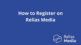 How to Register an Account on Relias Media [upl. by Shyamal]