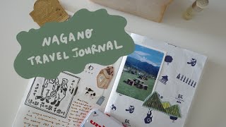 tn regular chatty 💬 travel journal flip through  nagano mini vlog [upl. by Gregson]