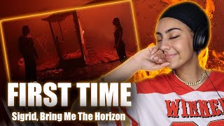 FIRST TIME listening to Sigrid Bring Me The Horizon  Bad Life Official Video REACTION [upl. by Levison]