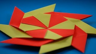 How to Make a Transforming origami Ninja Star [upl. by Ingles]