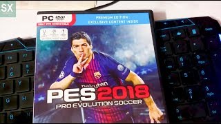 PES 2018 PC UNBOXING [upl. by Aicineohp]